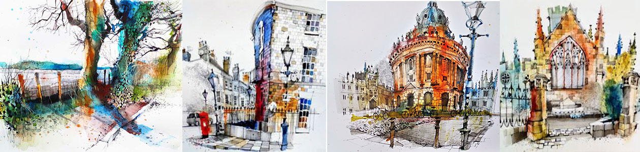 Ian Fennelly sketching tour in Russia